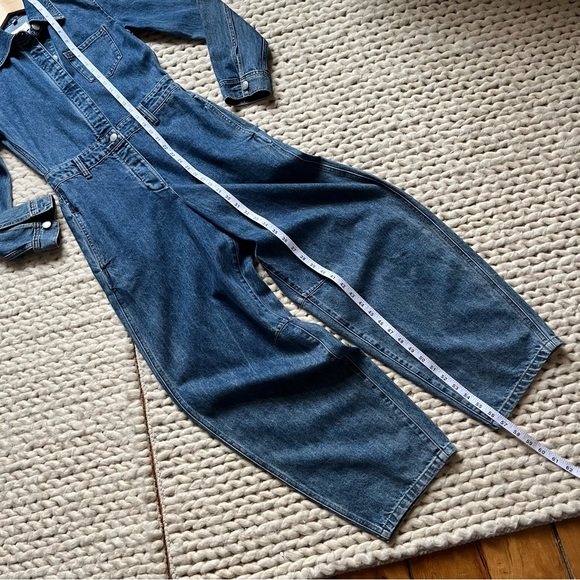 DL 1961 Anisa Long Sleeved Denim Jumpsuit | small - Picture 8 of 16